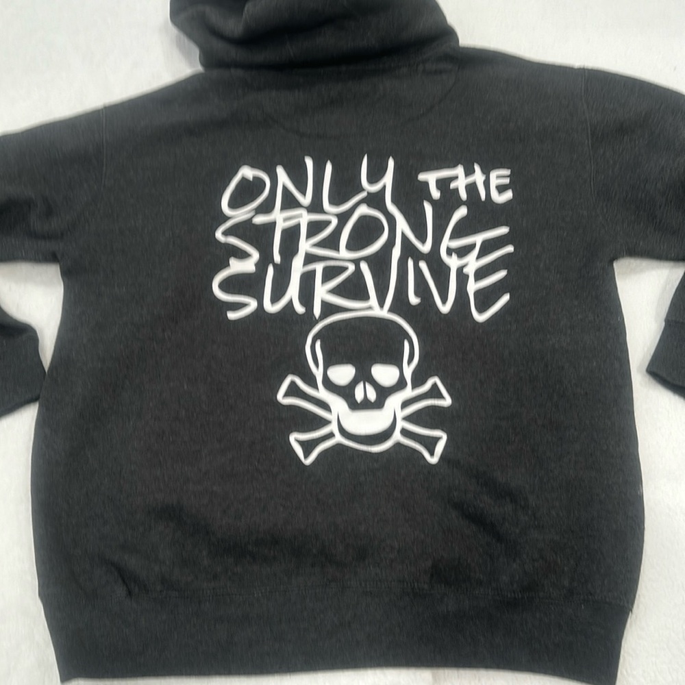 Grey sweatshirt hoody size L